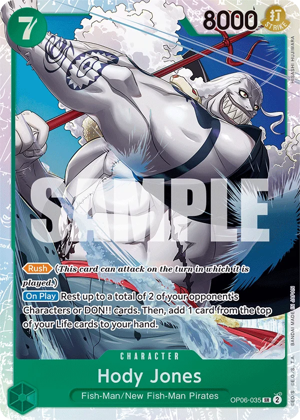 Hody Jones, Wings of the Captain OP06-035