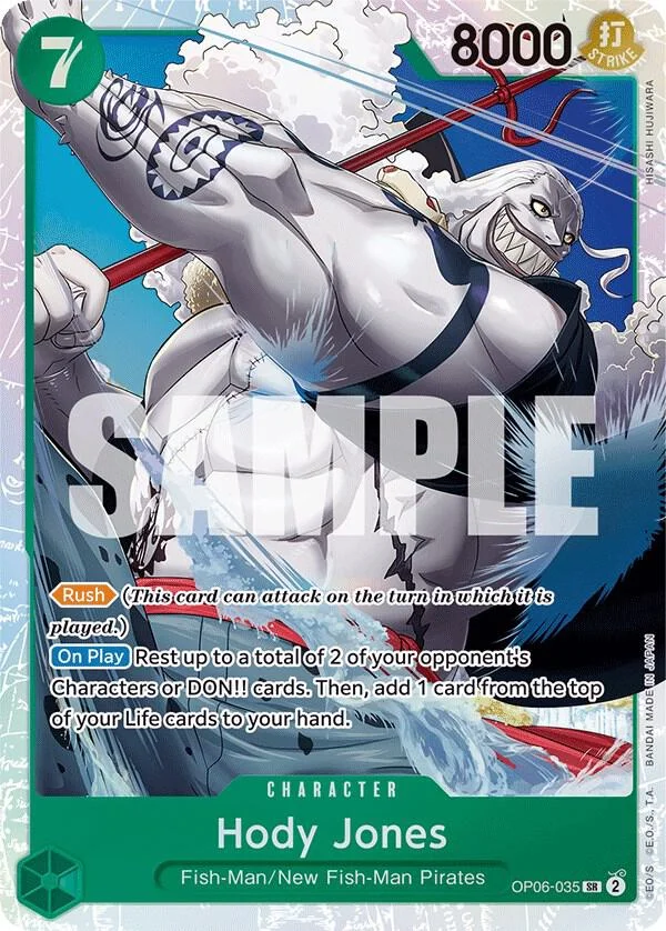 Hody Jones, Wings of the Captain OP06-035