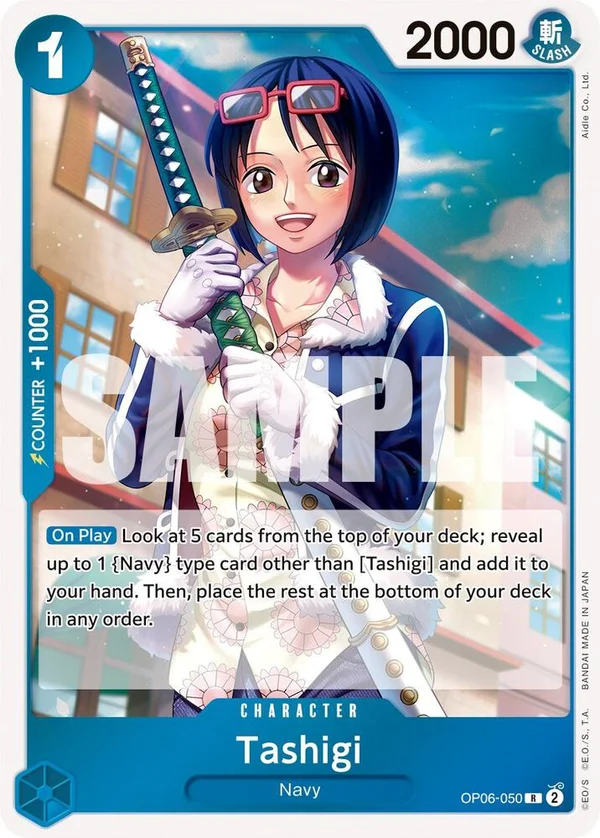 Tashigi, Wings of the Captain OP06-050