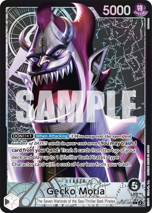 Gecko Moria, Wings of the Captain OP06-080