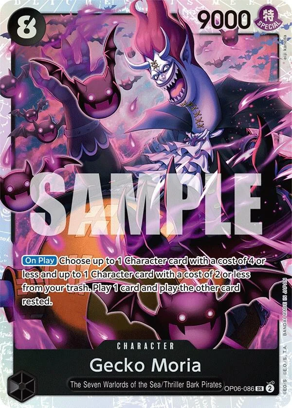Gecko Moria, Wings of the Captain OP06-086