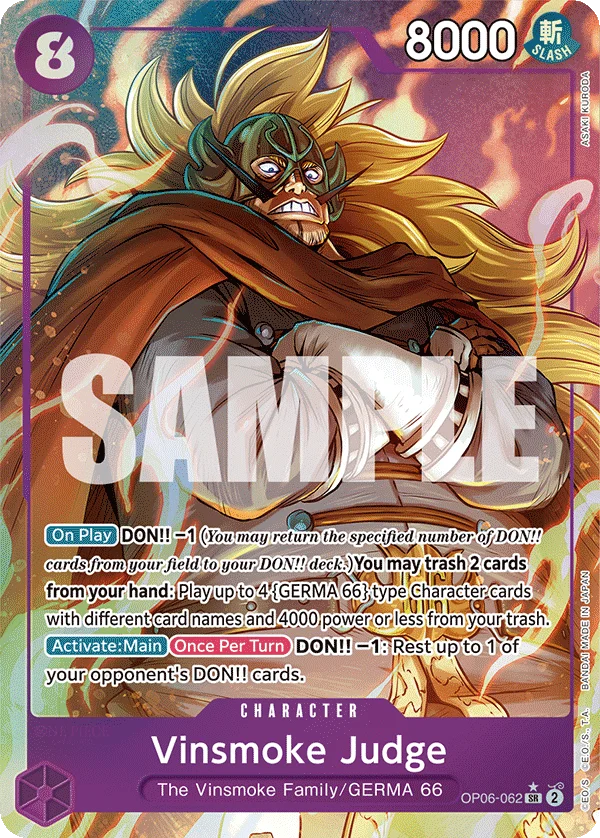 Vinsmoke Judge, Wings of the Captain OP06-062