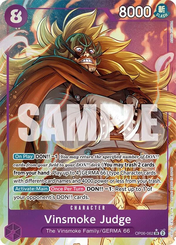 Vinsmoke Judge, Wings of the Captain OP06-062
