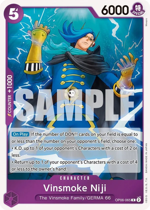 Vinsmoke Niji, Wings of the Captain OP06-065