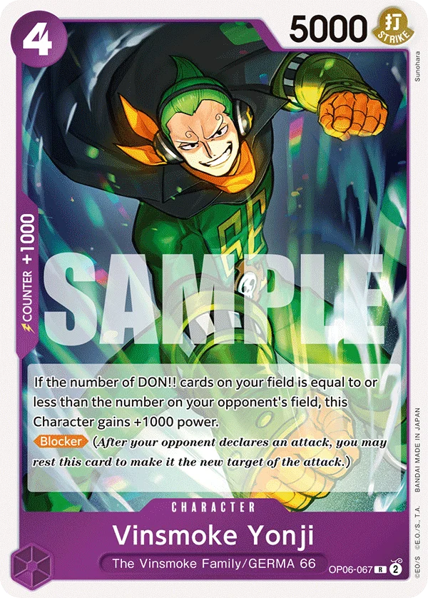 Vinsmoke Yonji, Wings of the Captain OP06-067
