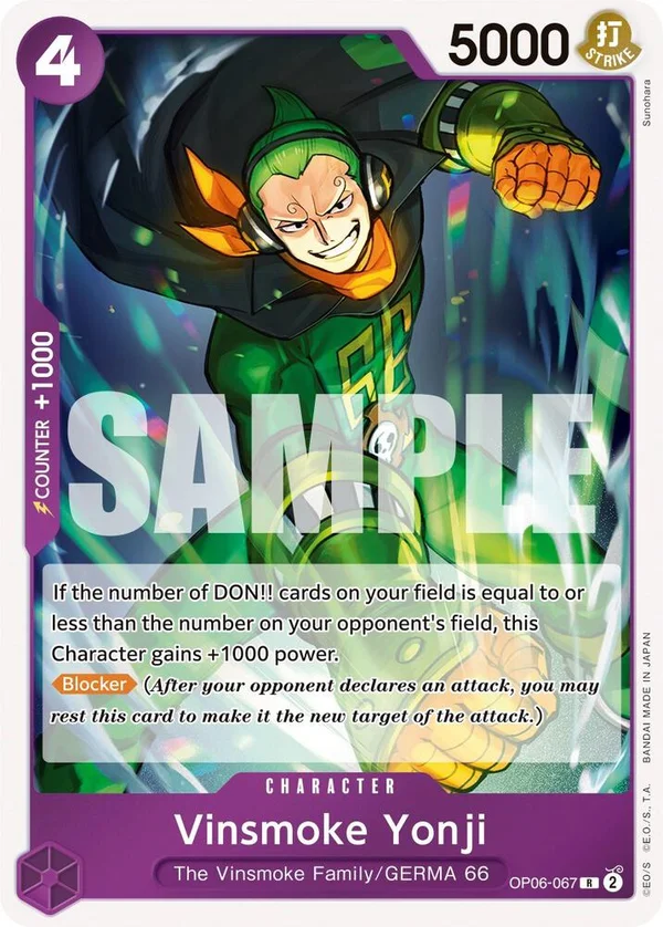Vinsmoke Yonji, Wings of the Captain OP06-067