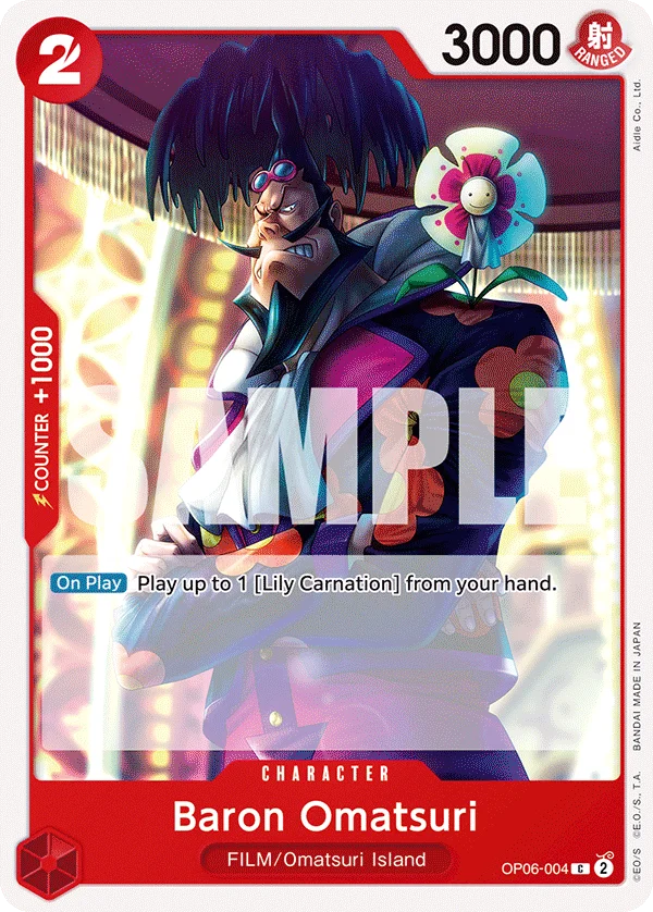 Baron Omatsuri, Wings of the Captain OP06-004