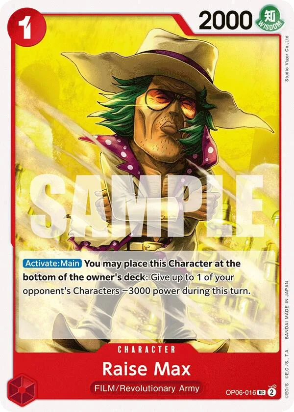 Raise Max, Wings of the Captain OP06-016