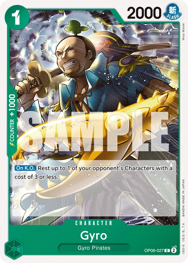 Gyro, Wings of the Captain OP06-027