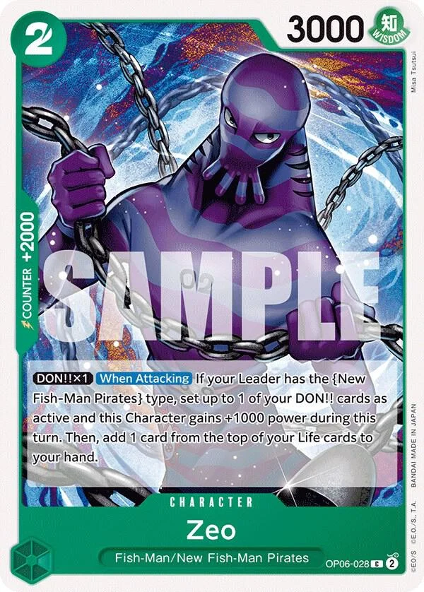 Zeo, Wings of the Captain OP06-028