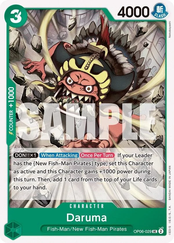 Daruma, Wings of the Captain OP06-029