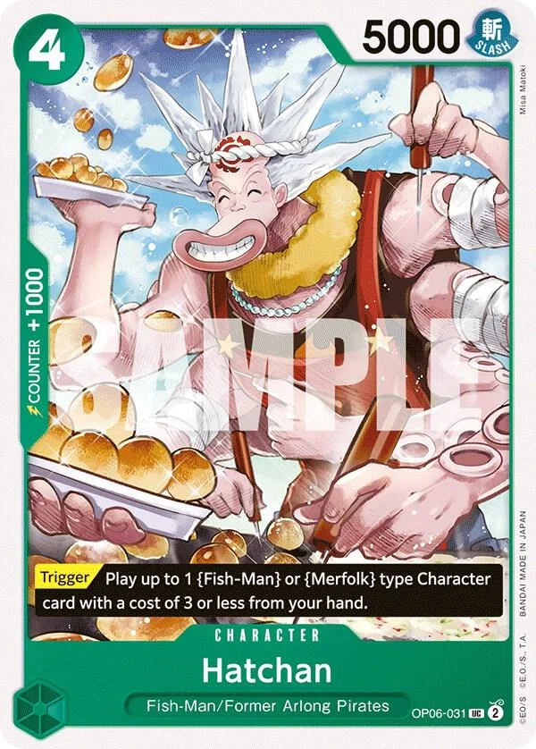 Hatchan, Wings of the Captain OP06-031