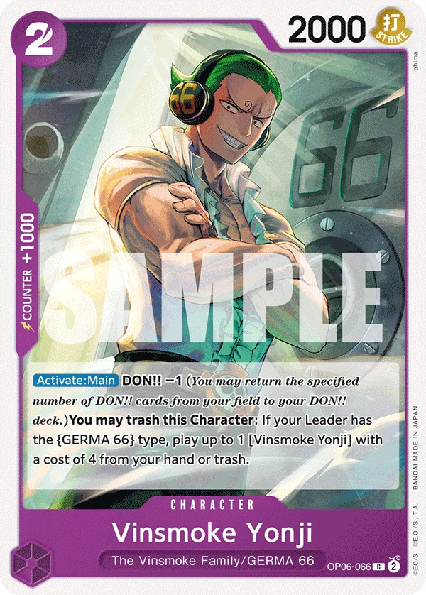 Vinsmoke Yonji, Wings of the Captain OP06-066