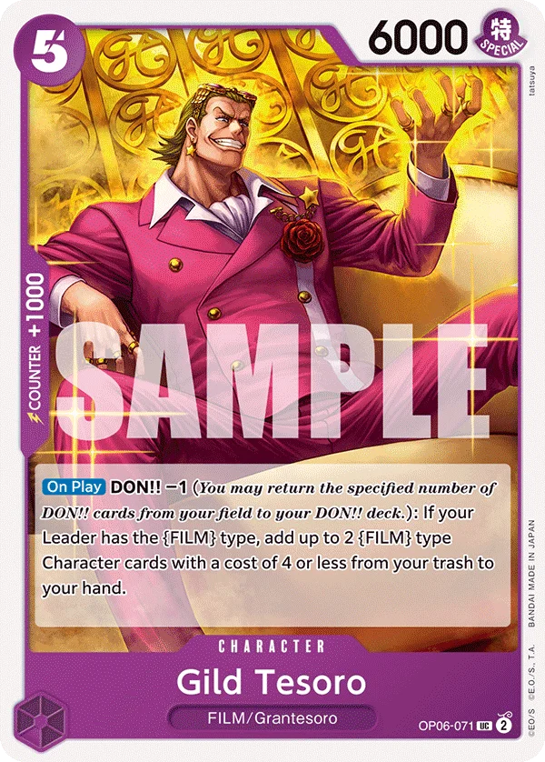 Gild Tesoro, Wings of the Captain OP06-071