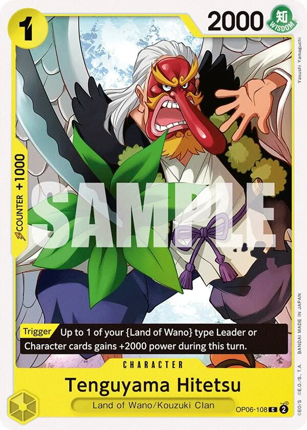 Tenguyama Hitetsu, Wings of the Captain OP06-108