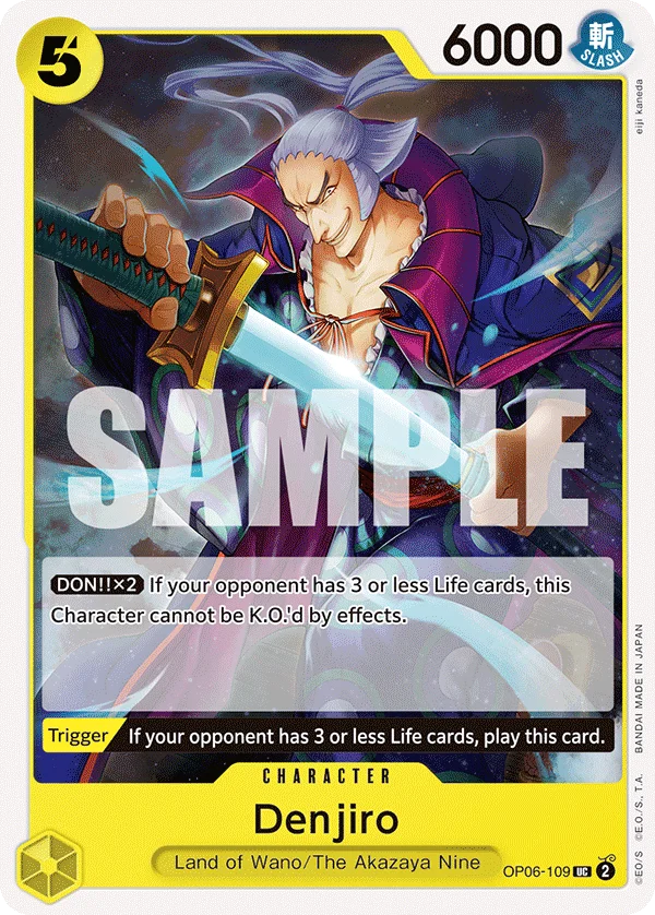 Denjiro, Wings of the Captain OP06-109