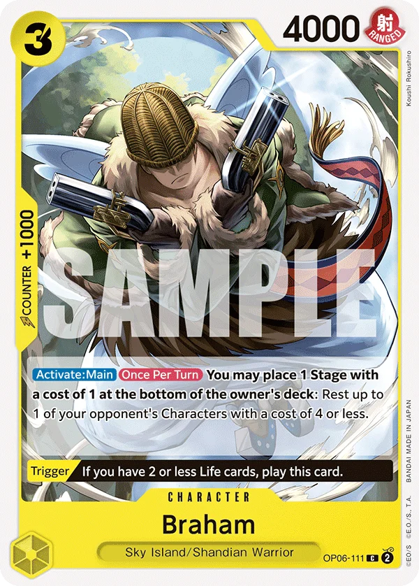 Braham, Wings of the Captain OP06-111