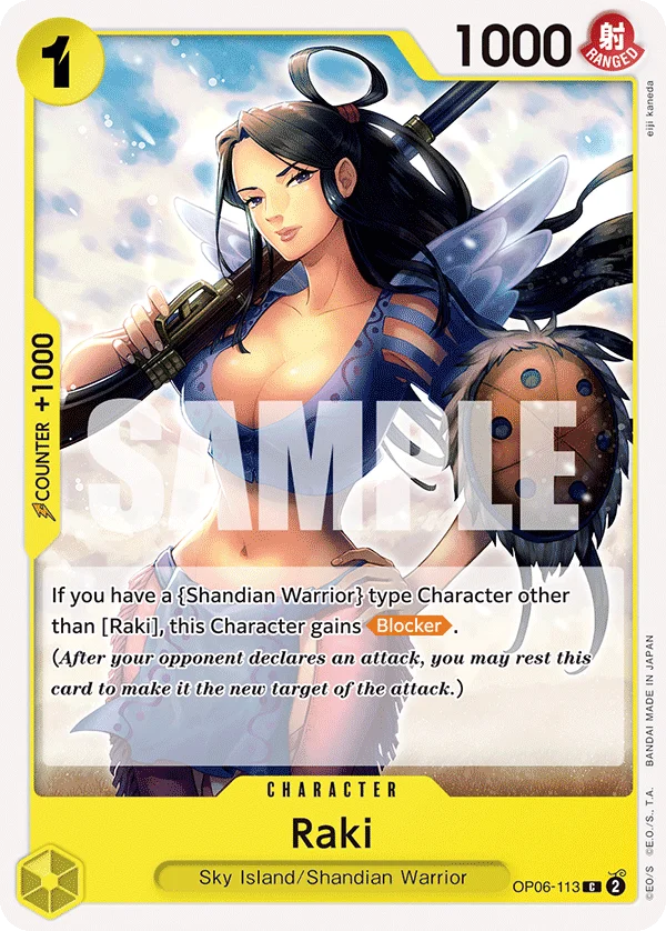 Raki, Wings of the Captain OP06-113