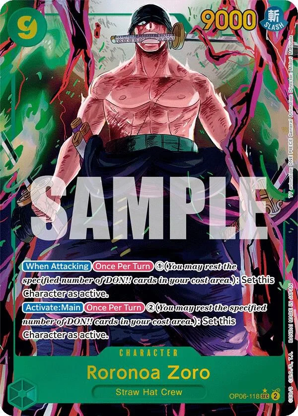 Roronoa Zoro, Wings of the Captain OP06-118