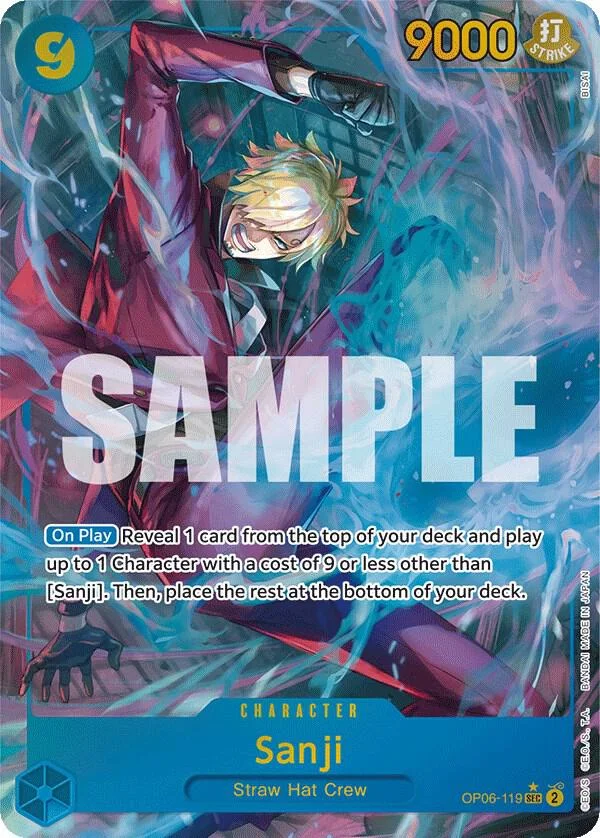 Sanji, Wings of the Captain OP06-119