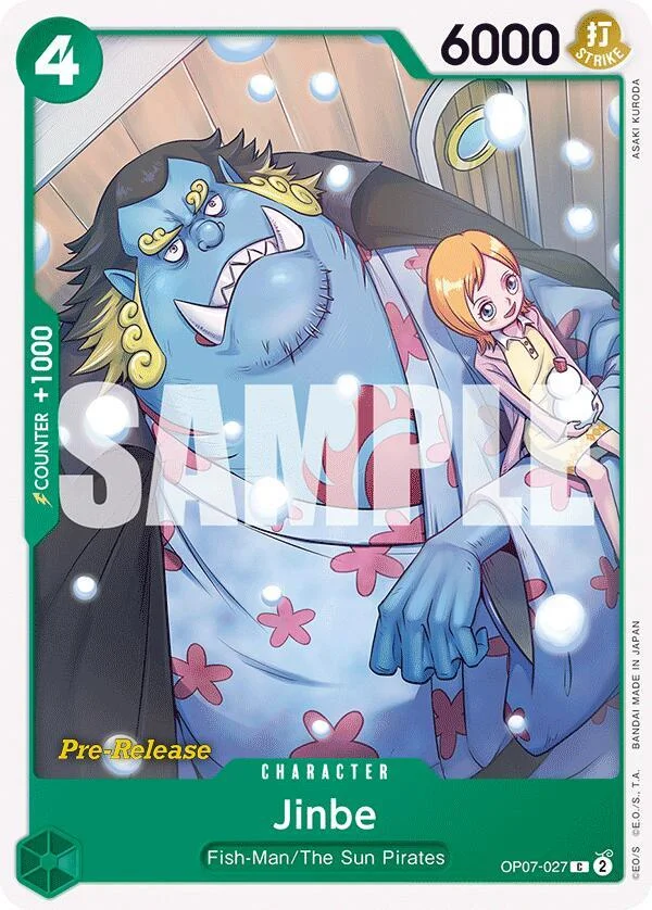 Jinbe, 500 Years in the Future Pre-Release Cards OP07-027
