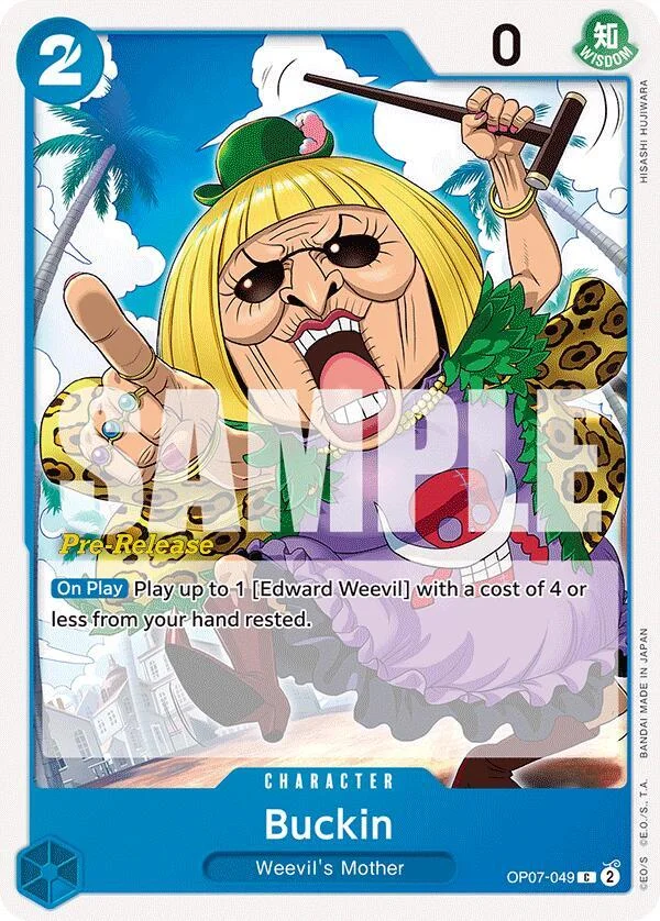 Buckin, 500 Years in the Future Pre-Release Cards OP07-049