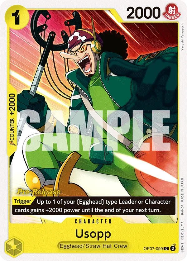 Usopp, 500 Years in the Future Pre-Release Cards OP07-099
