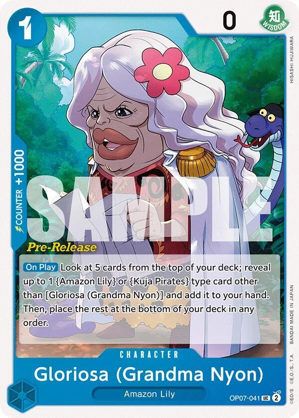 Gloriosa, 500 Years in the Future Pre-Release Cards OP07-041