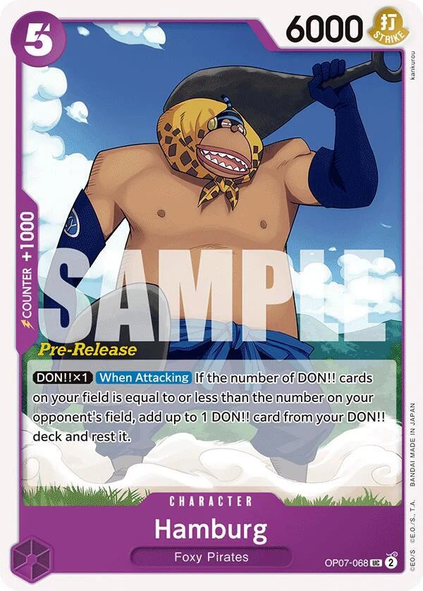 Hamburg, 500 Years in the Future Pre-Release Cards OP07-068