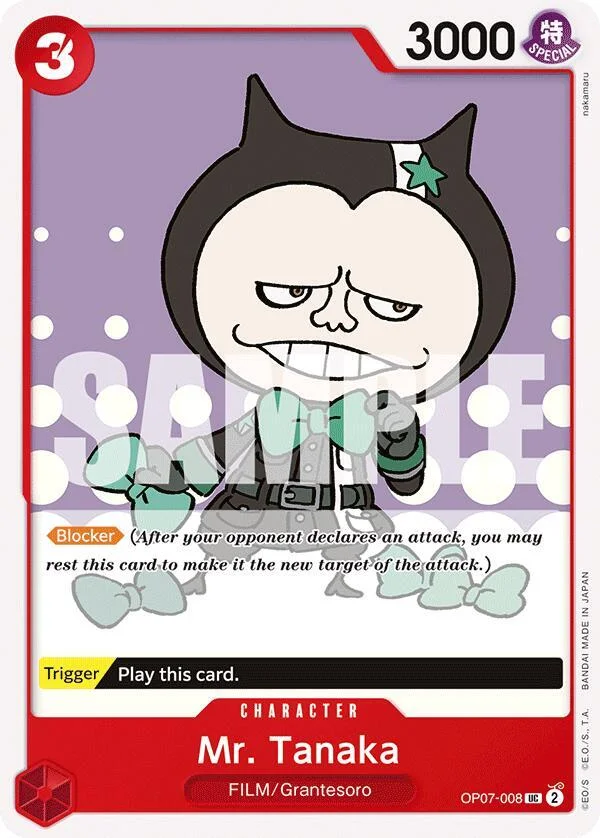 Mr. Tanaka, 500 Years in the Future OP07-008
