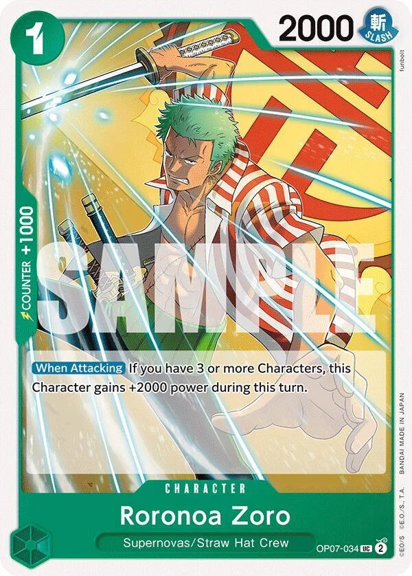 Roronoa Zoro, 500 Years in the Future OP07-034