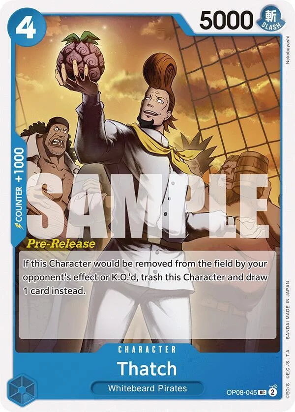 Thatch, Two Legends Pre-Release Cards OP08-045