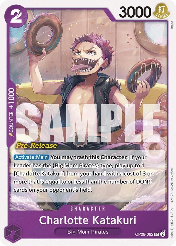 Charlotte Katakuri, Two Legends Pre-Release Cards OP08-062