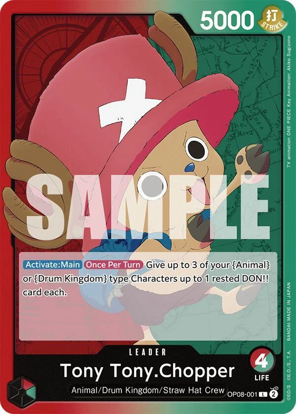 Tony Tony.Chopper, Two Legends OP08-001