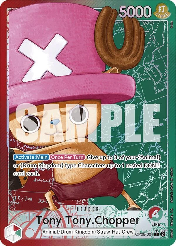 Tony Tony.Chopper, Two Legends OP08-001