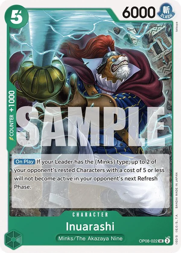 Inuarashi, Two Legends OP08-022