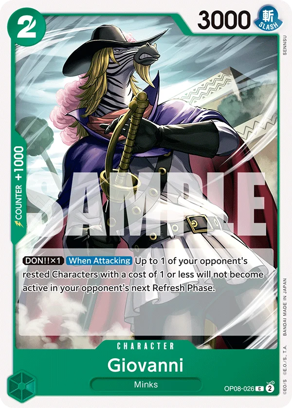 Giovanni, Two Legends OP08-026