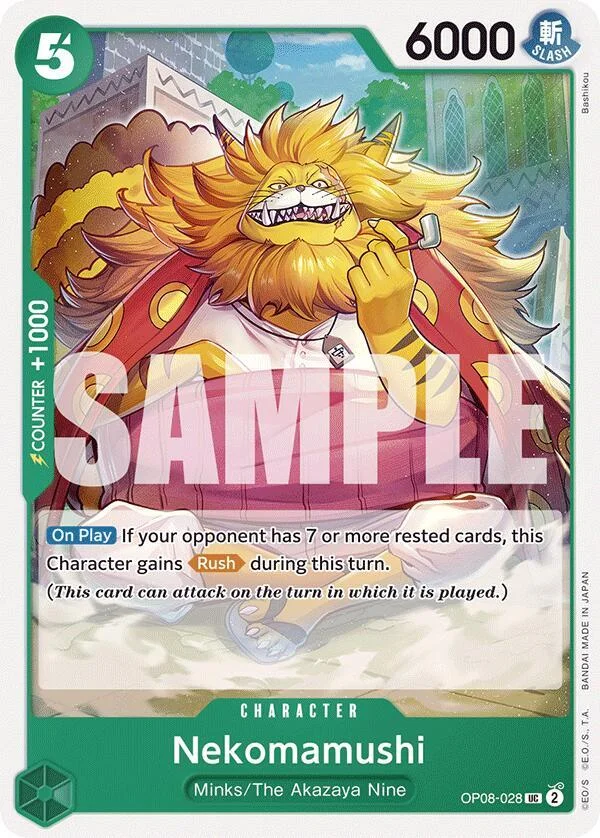 Nekomamushi, Two Legends OP08-028