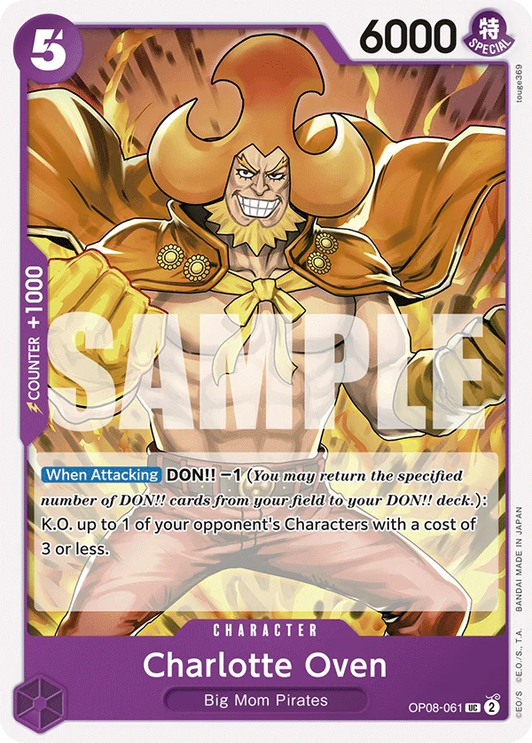 Charlotte Oven, Two Legends OP08-061