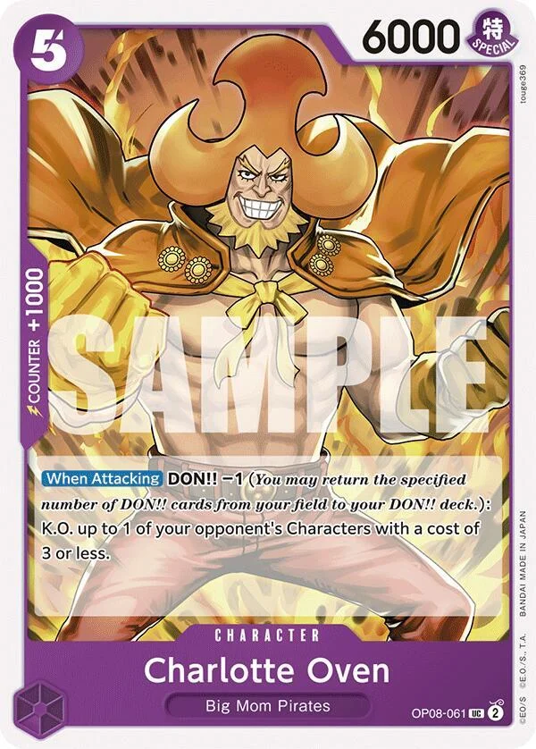 Charlotte Oven, Two Legends OP08-061