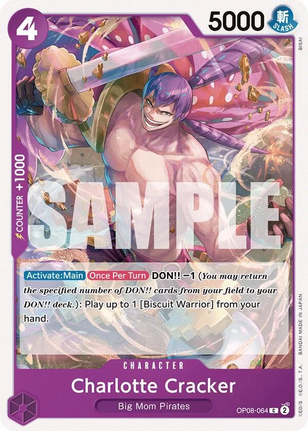 Charlotte Cracker, Two Legends OP08-064