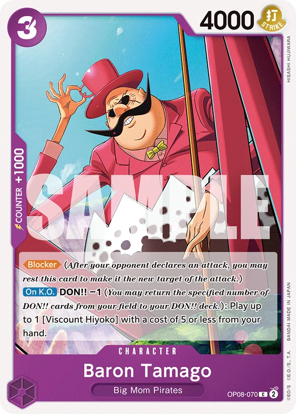 Baron Tamago, Two Legends OP08-070