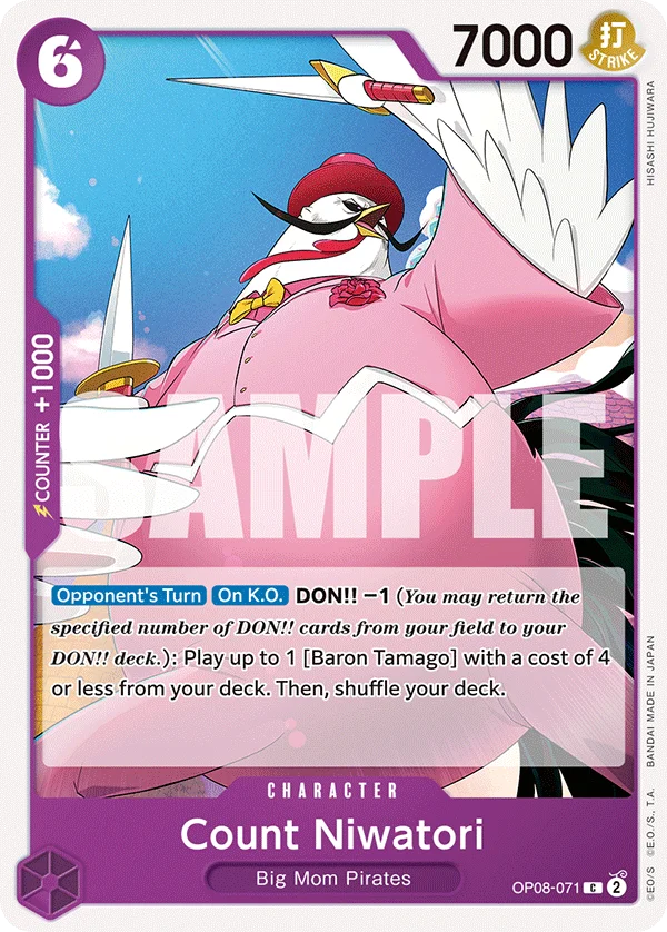 Count Niwatori, Two Legends OP08-071