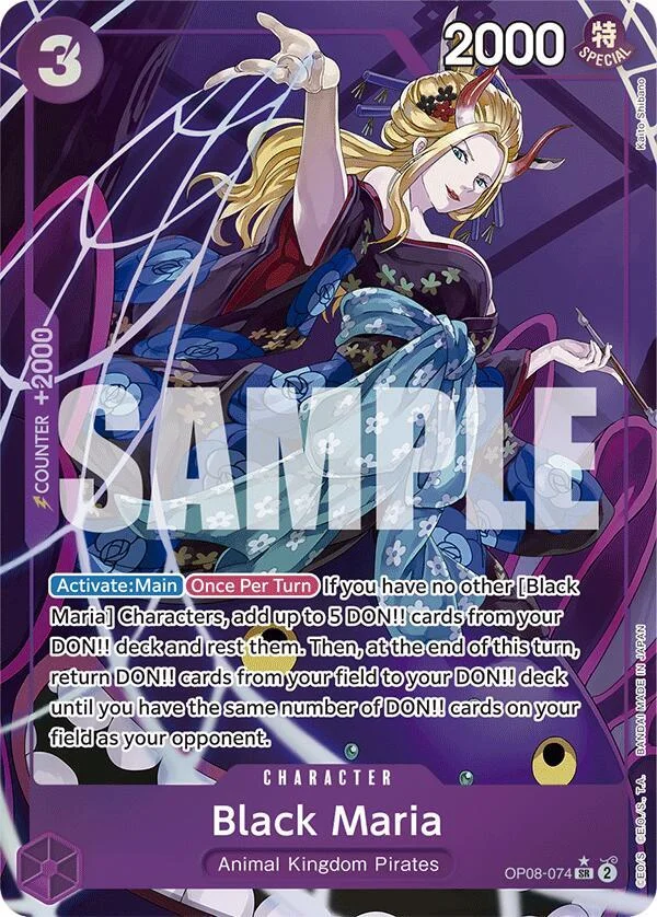 Black Maria, Two Legends OP08-074