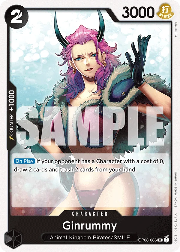 Ginrummy, Two Legends OP08-086