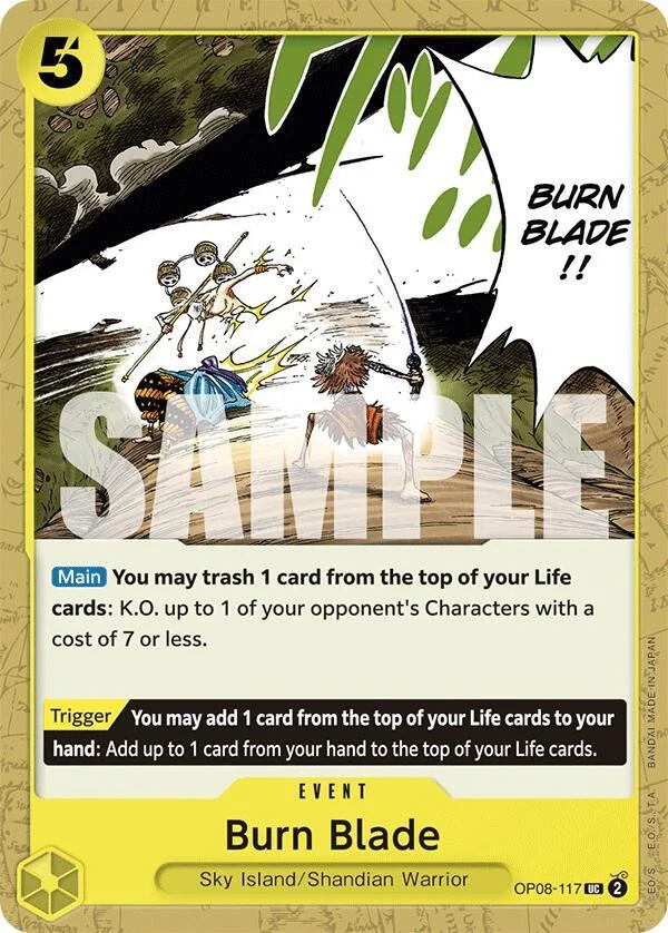 Burn Blade, Two Legends OP08-117