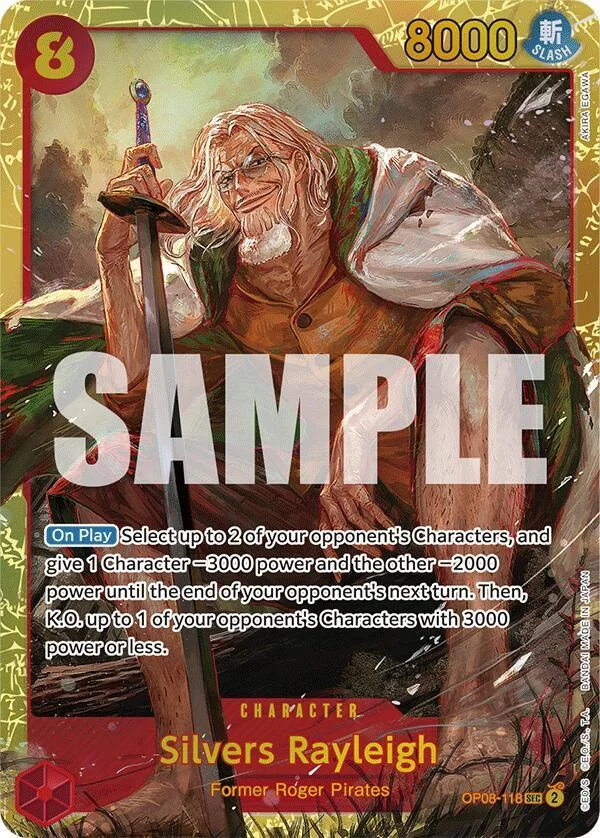 Silvers Rayleigh, Two Legends OP08-118
