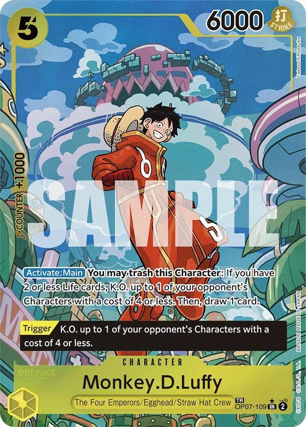 Monkey.D.Luffy, Two Legends OP07-109