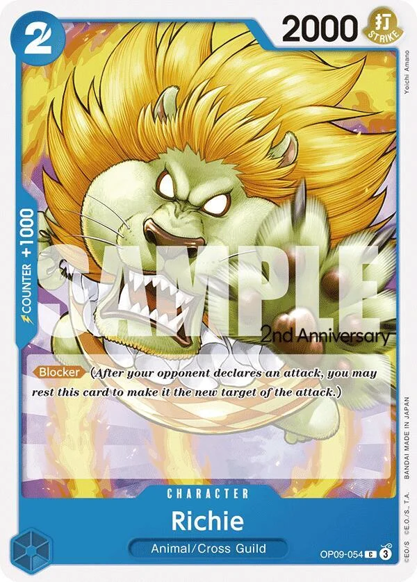 Richie, Emperors in the New World: 2nd Anniversary Tournament Cards OP09-054