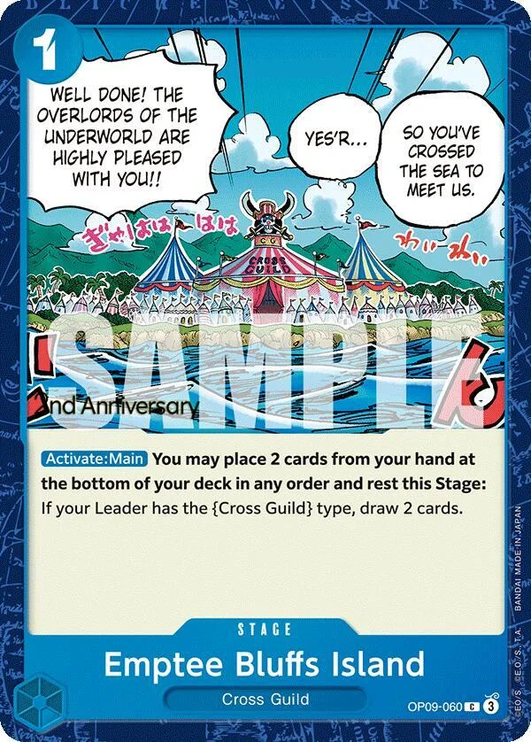Emptee Bluffs Island, Emperors in the New World: 2nd Anniversary Tournament Cards OP09-060